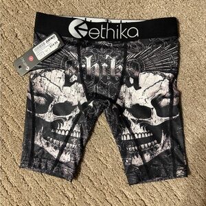 NWT Ethika Skull Print Boxer Briefs
